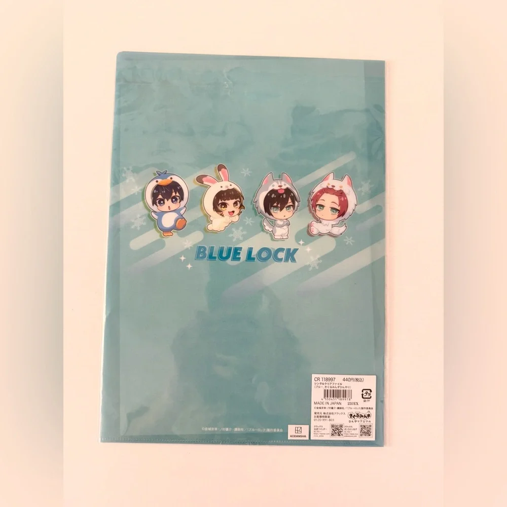 NWT blue lock official collectible file folder